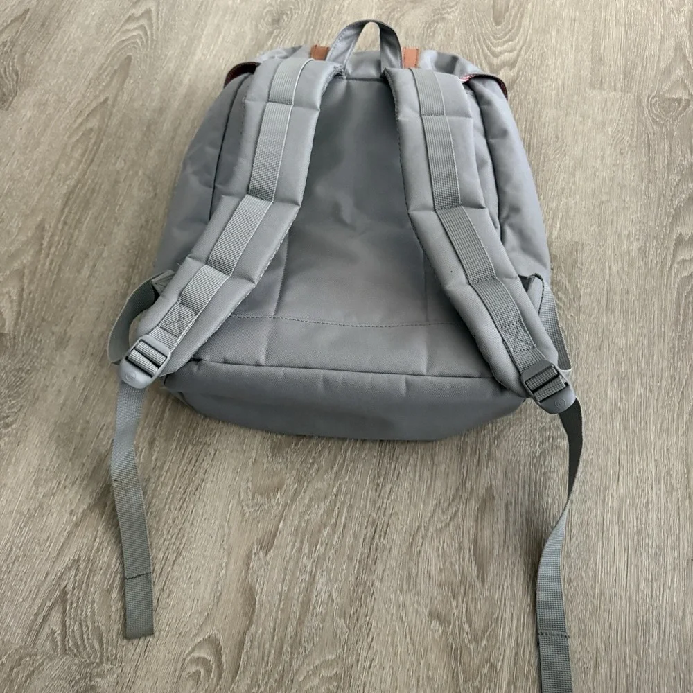 Y2K Herschel Supply Co. Little America Backpack Gray Laptop School Hiking Bag